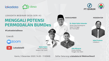 Lokadata Webinar Desa #3: Menggali Potensi Permodalan BUMDes