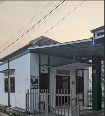 Bangunan Perpustakaan Rumah Inspirasi Desa Tumpangkrasak, Kecamatan Jati, Kabupaten Kudus.